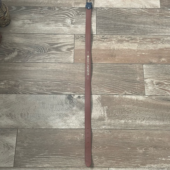 GP & Max Genuine Italian Leather Belt Nautical Made In Italy Preppy Dressy - Picture 12 of 16